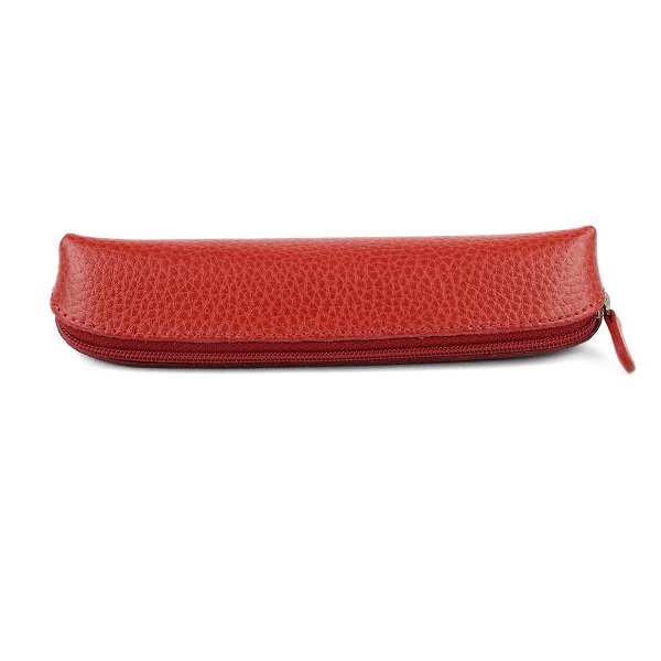 Laurige Small Leather Pen Holder With Zipper, Red Price in Doha Qatar - Image 4