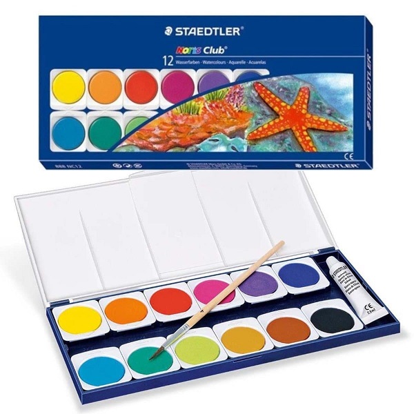Staedler Noris Club Watercolors, 12/Pack Price in Doha Qatar