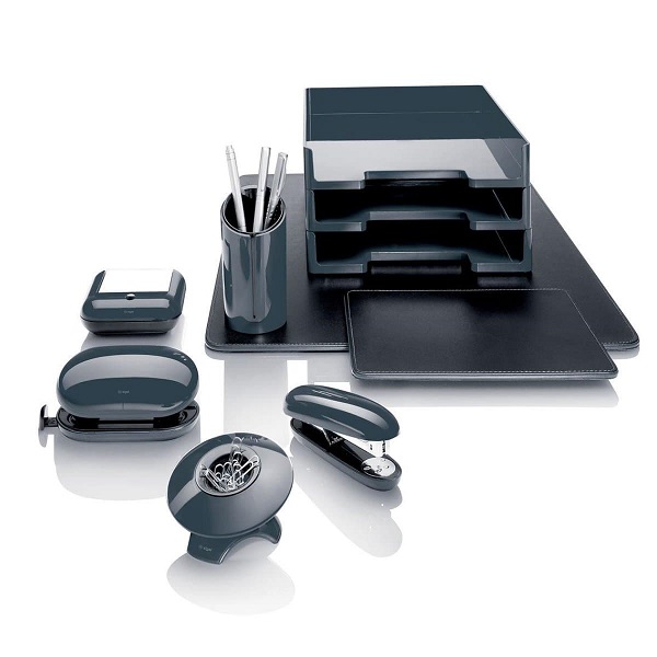 Sigel Eyestyle Sticky Note Box With Pen Holder, Including Sticky Note Pad, Anthracite Price in Doha Qatar - Image 4