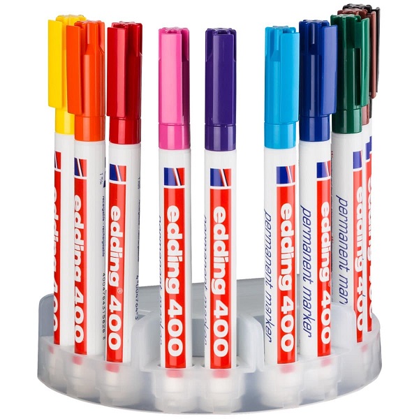 Edding 400 Permanent Marker, 1mm Bullet Tip, Red Price in Doha Qatar - Image 3