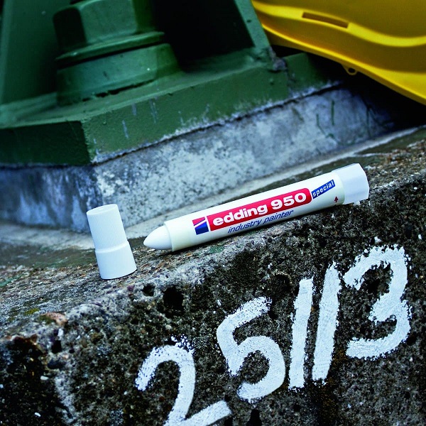 Edding 950 Industry Painter, 10mm Bullet Tip, Yellow Price in Doha Qatar - Image 2