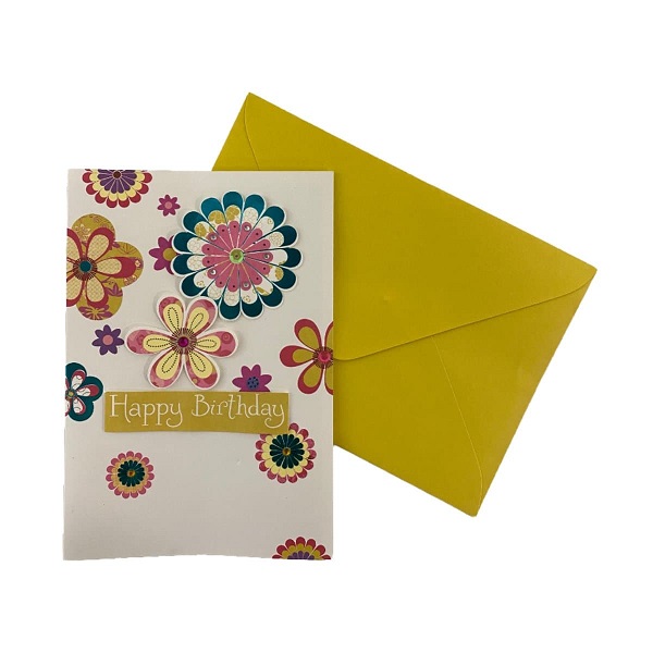 Happy Birthday Card With Envelope, 175 X 125mm, Assorted Designs, Per Piece  Price in Doha Qatar - Image 4