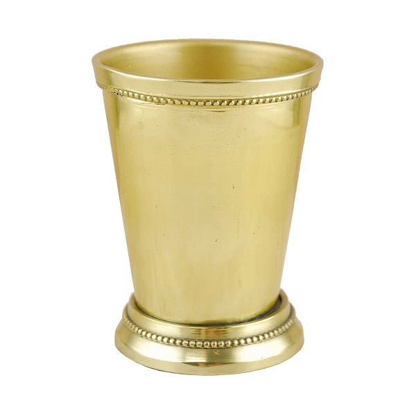 Brass Julep Cup Pen Holder, Golden Plated Price in Doha Qatar - Image 2