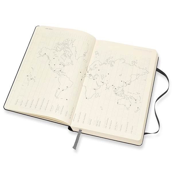 Moleskine 2022 Daily Diary Planner A5, 13 X 21 Cm, Softcover, Black  Price in Doha Qatar - Image 3