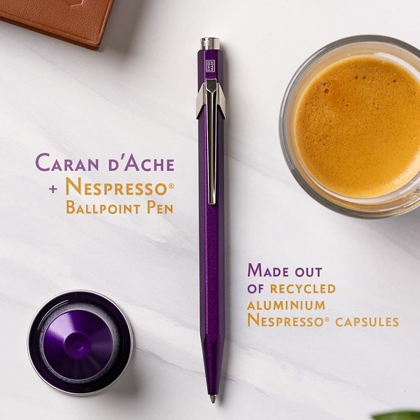 CARAN D'ACHE 849 BALLPOINT PEN, NESPRESSO EDITION III, 0.25MM, PURPLE Price in Doha Qatar - Image 7