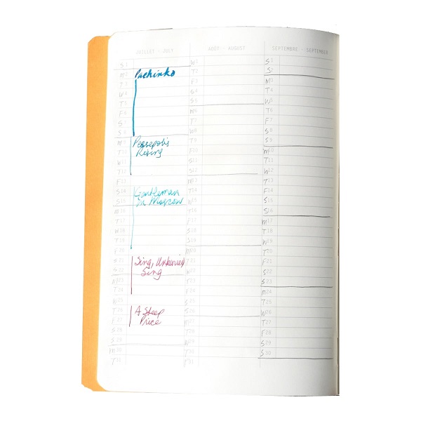 Rhodia Perpetual Diary A5, Soft Pu Cover, 1week/1page, Assorted Colors Price in Doha Qatar - Image 3