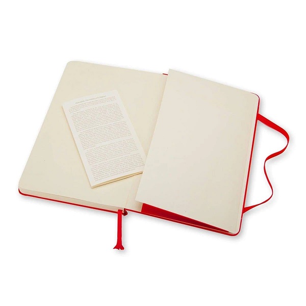 Moleskine Classic Notebook A5, Hardcover, Ruled, 240 Pages, Red Price in Doha Qatar - Image 4