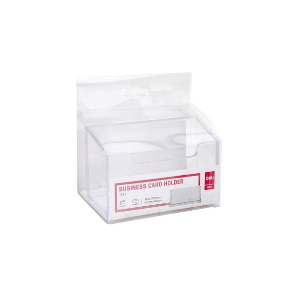 Deli Clear Acrylic Business Card Holder Price in Doha Qatar - Image 3
