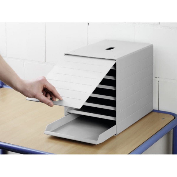 Durable Idealbox Plus, Letter Tray With Front Door, Black  Price in Doha Qatar - Image 3