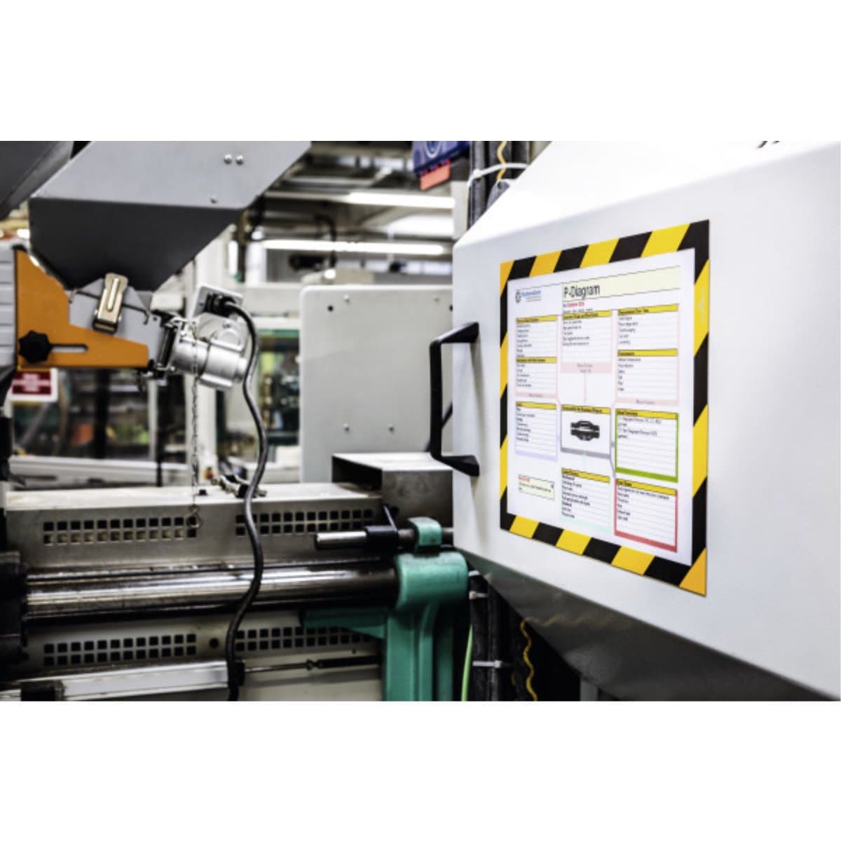 Durable Duraframe Security, Magnetic Frame A4, 5/Pack, Black/Yellow Price in Doha Qatar - Image 3