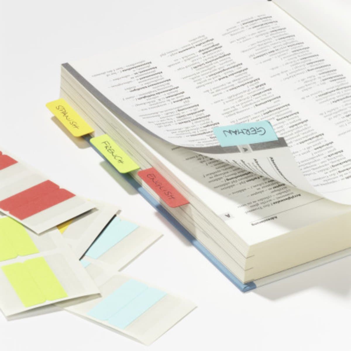 Durable Quick Tab Duo Self-Adhesive Index Tabs To Write On, 24/Pack, Assorted Colors Price in Doha Qatar - Image 2