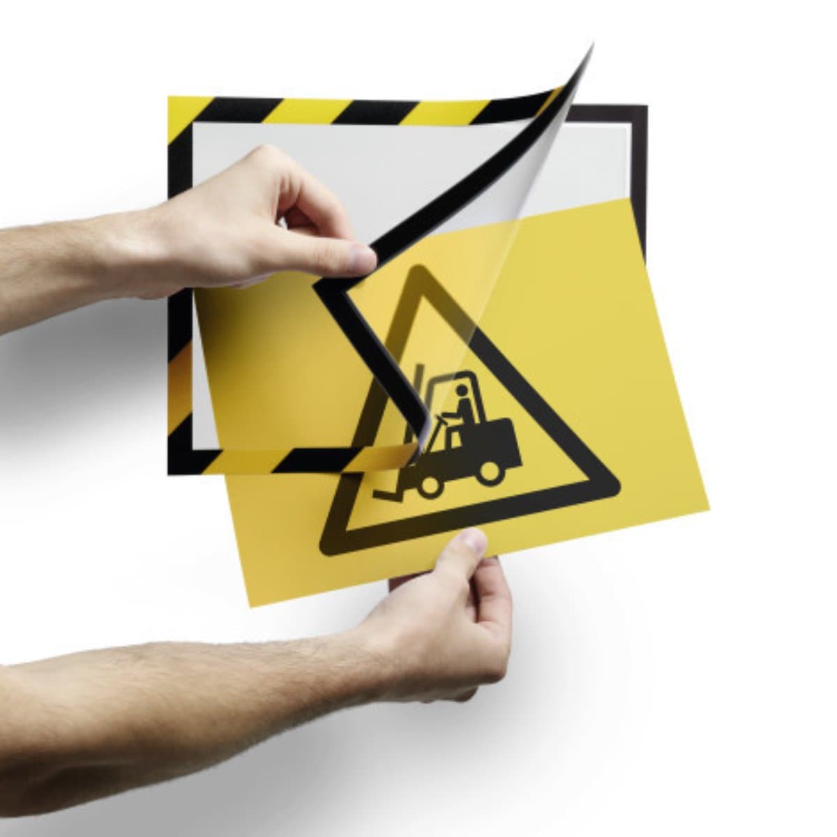 Durable Duraframe Security, Self-Adhesive Magnetic Frame A4, 2/Pack, Black/Yellow Price in Doha Qatar - Image 3