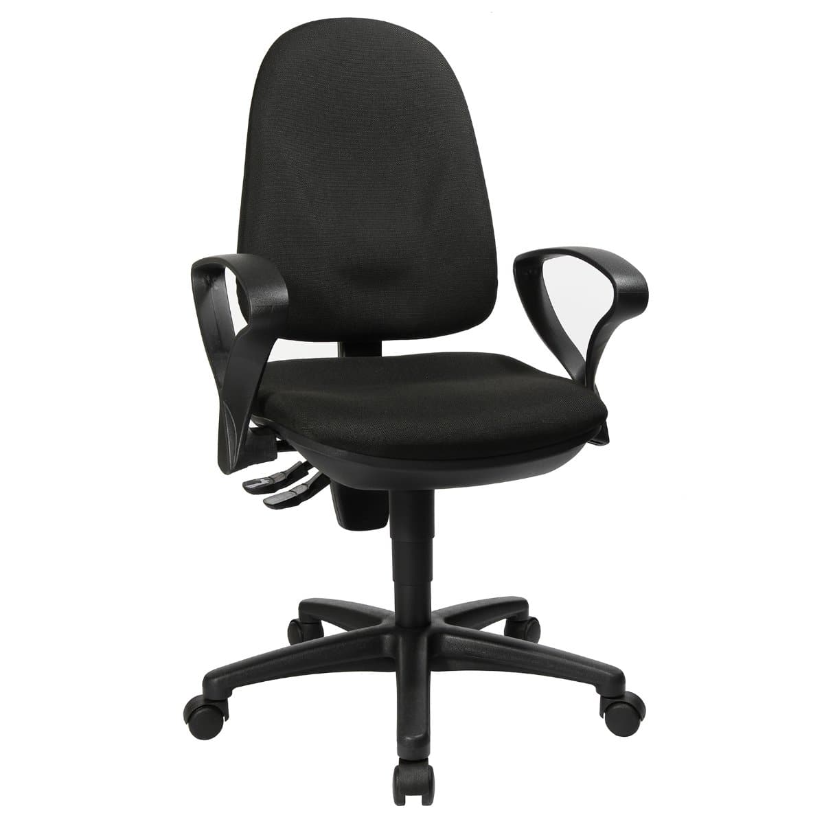 Topstar Point 30 Secretary Office Chair, Fabric Black Price in Doha Qatar - Image 2