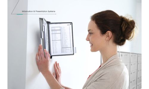 Aidata FDS-006 Wall Unit Display Panel with 10 Pockets, Black Price in Doha Qatar - Image 3
