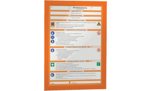 Durable Duraframe 487209 Magnetic Display Frame - A4, Orange (Pack of 2) Price in Doha Qatar - Image 3