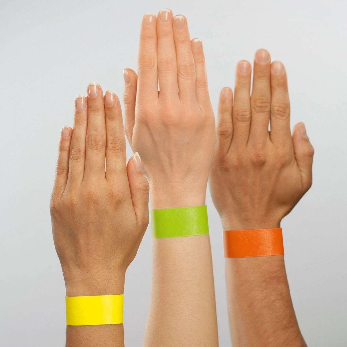 Sigel Event Wristbands Super Soft, Adhesive Seal, Printable, 120/Pack, Neon Green Price In Doha Qatar - Image 3