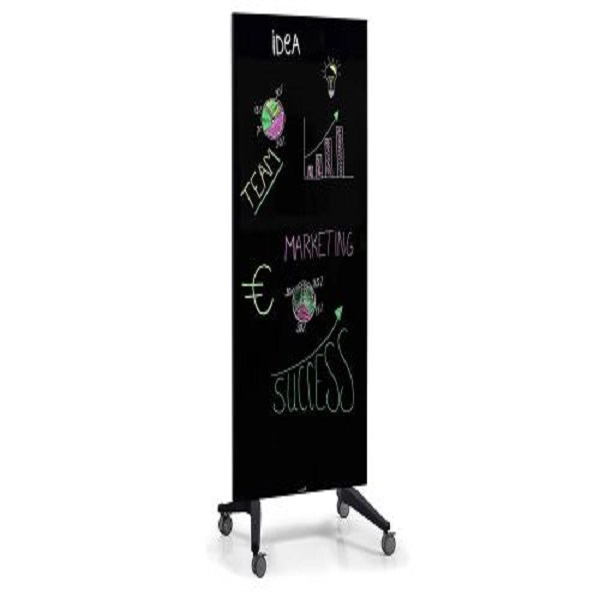 Legamaster 7-105200 Mobile Glass Board - 90 x 175cm, Black Price In Doha Qatar - Image 3