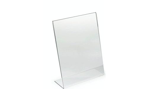 Partner PT-K6008 T-Shape Sign Holder - A4, Clear Price in Doha Qatar